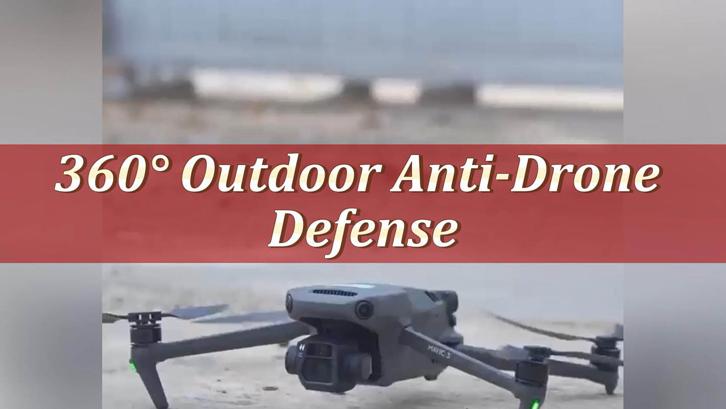 Defesa anti-drone externa 360°