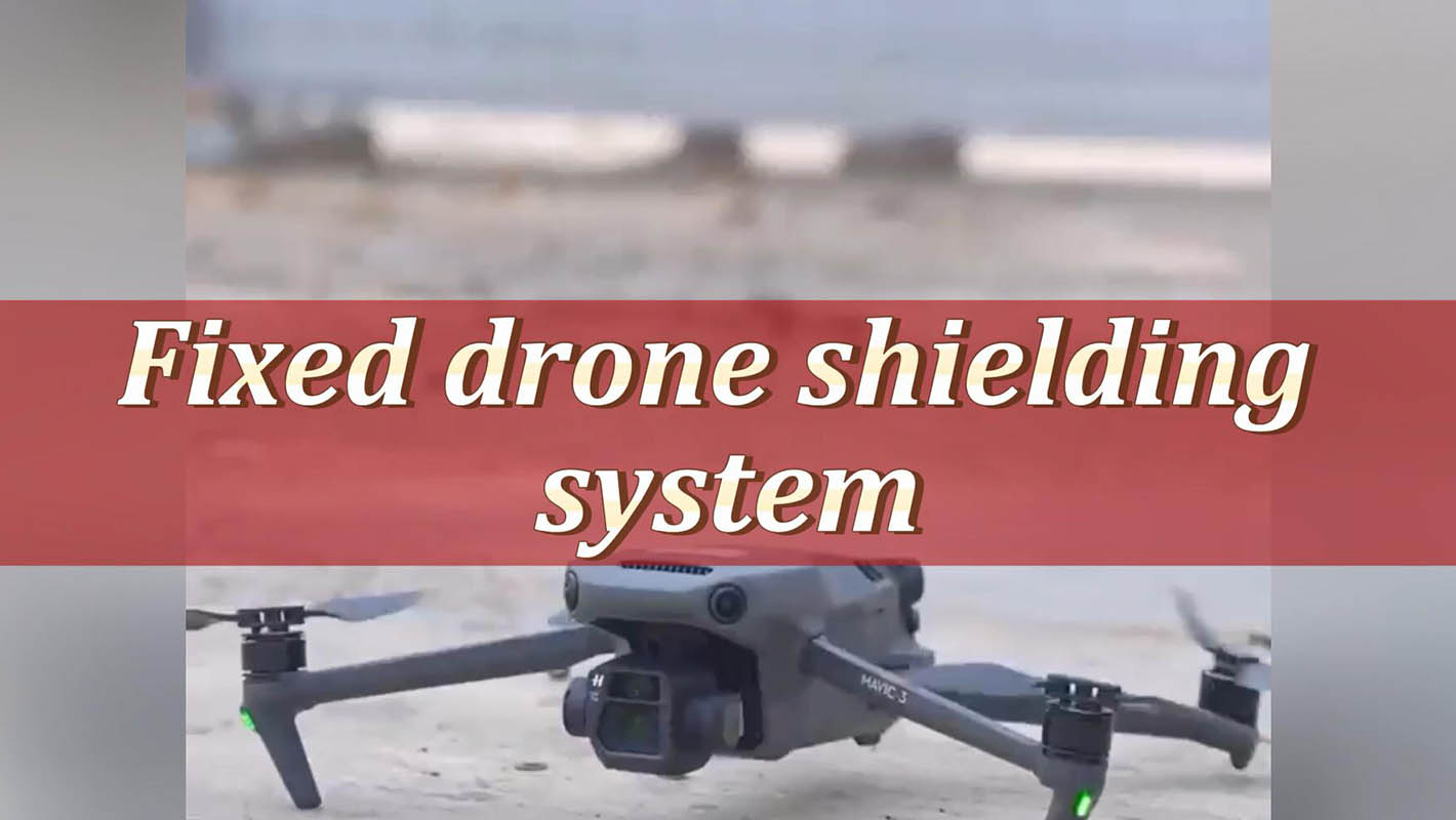 Sistema fixo de blindagem de drones