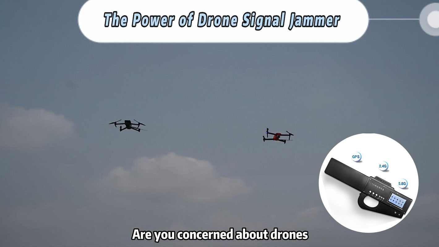 O poder do bloqueador de sinal de drone